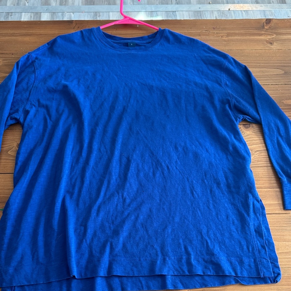 Old Navy Blue Long Sleeve Tee‎